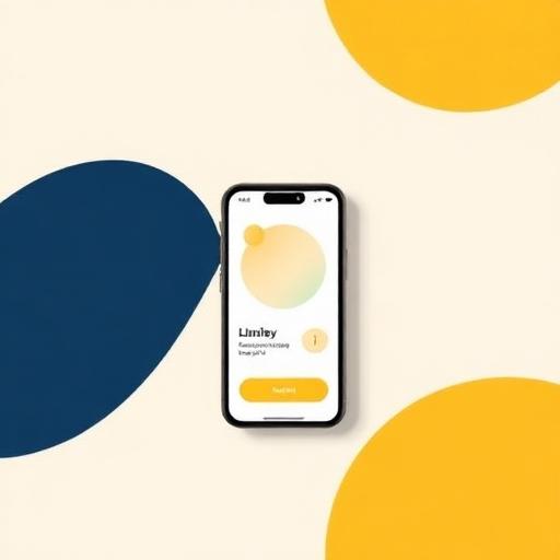 Mobile app UI mockup